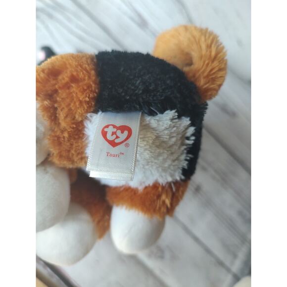 2016 Ty Beanie Boo TAURI The Cat Calico 11 Plush Stuffed Animal - Picture 6 of 7